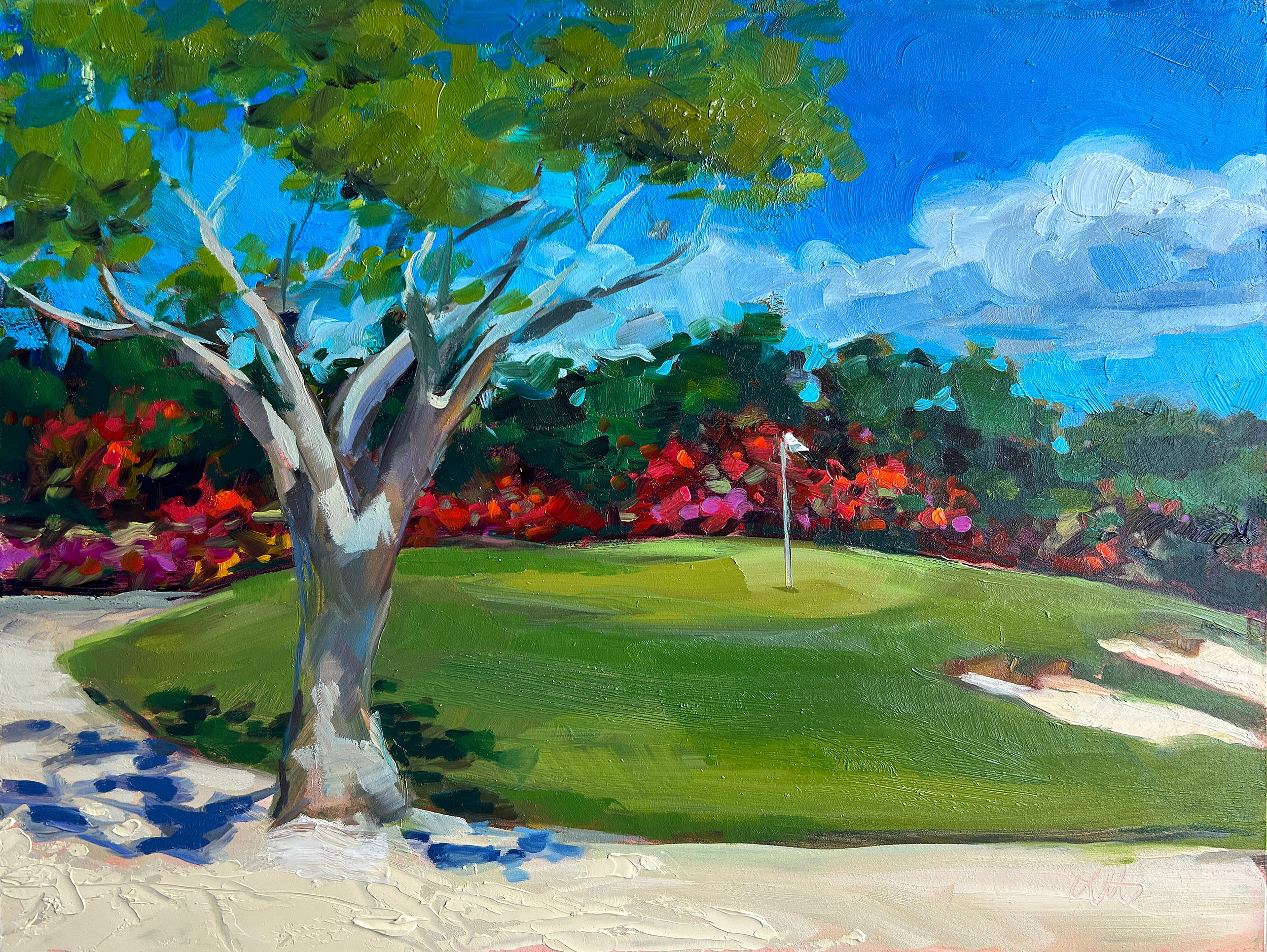Not the 13th Hole, 2023
9 x 12 in. Oil on Panel
Painted En Plein Air
Ocean Reef Club - Key Largo, FL
$325